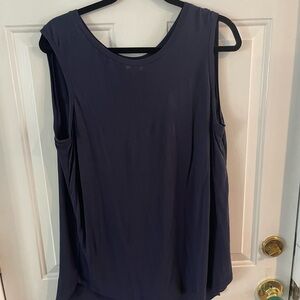 STYLUS Blue Relaxed Tank Top